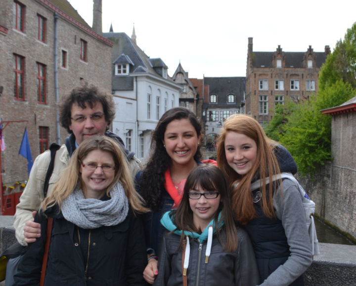 Isäntäperhe vaihto-oppilaan kanssa Belgiassa